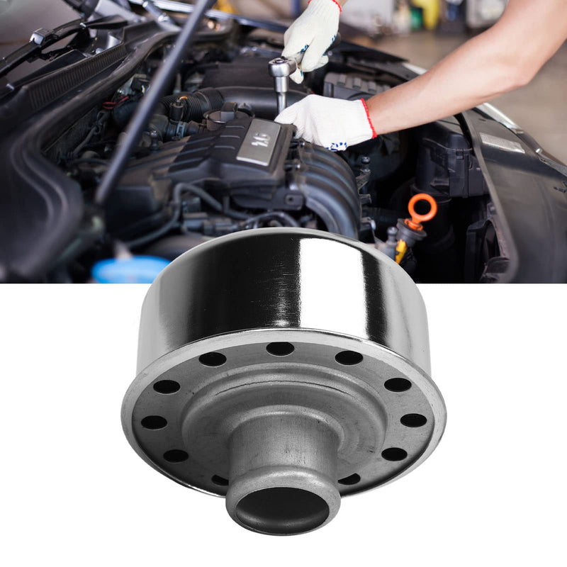 Round Valve Cover Breather, Push in Breather Fit, Oil Filler Cap Replacement for SBC BBC SBF 327 350 302 454 502 1‑1/4 in Hole Valve Cover