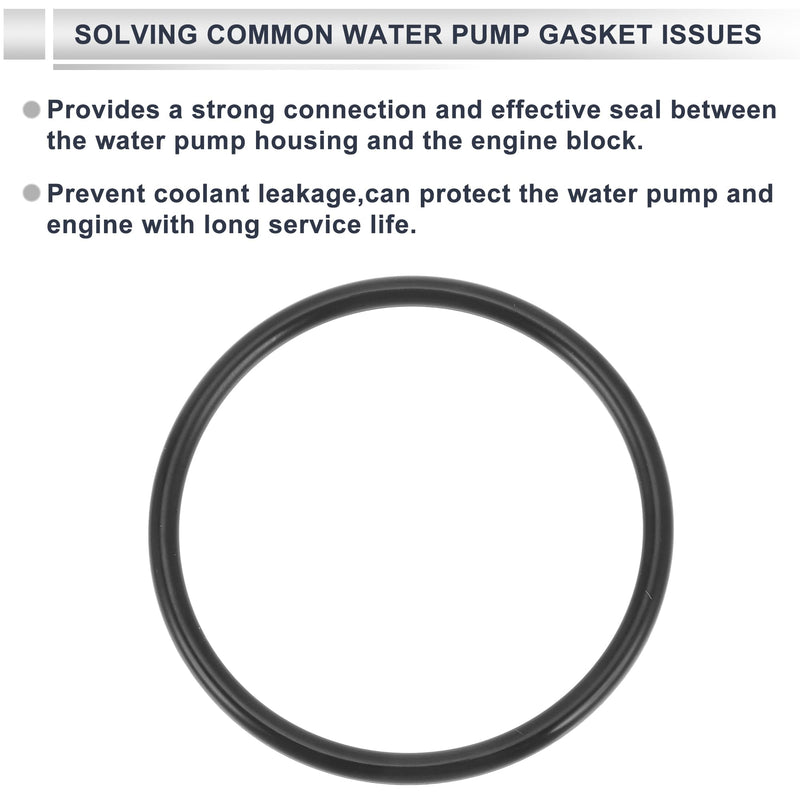 Water Pump Housing O-Ring for Honda Civic 2002-2015 Long-lasting Sealing Thermostat Housing Seal No.19322PCX003 Rubber 1 Pc