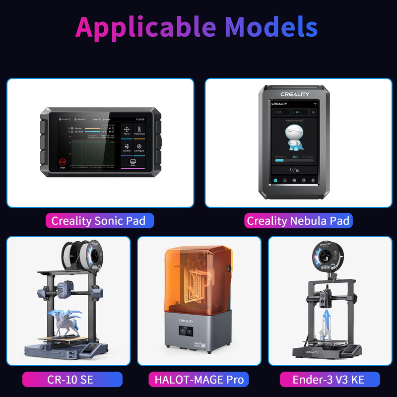 Creality Official Nebula Camera, 3D Printer Camera Night Vision Function 24-Hour Monitoring of Printing, Campatible Sonic Pad/Nebula Pad/Ender 3 V3 KE/Ender 3 V3/Ender 3 V3 Plus/CR 10 SE