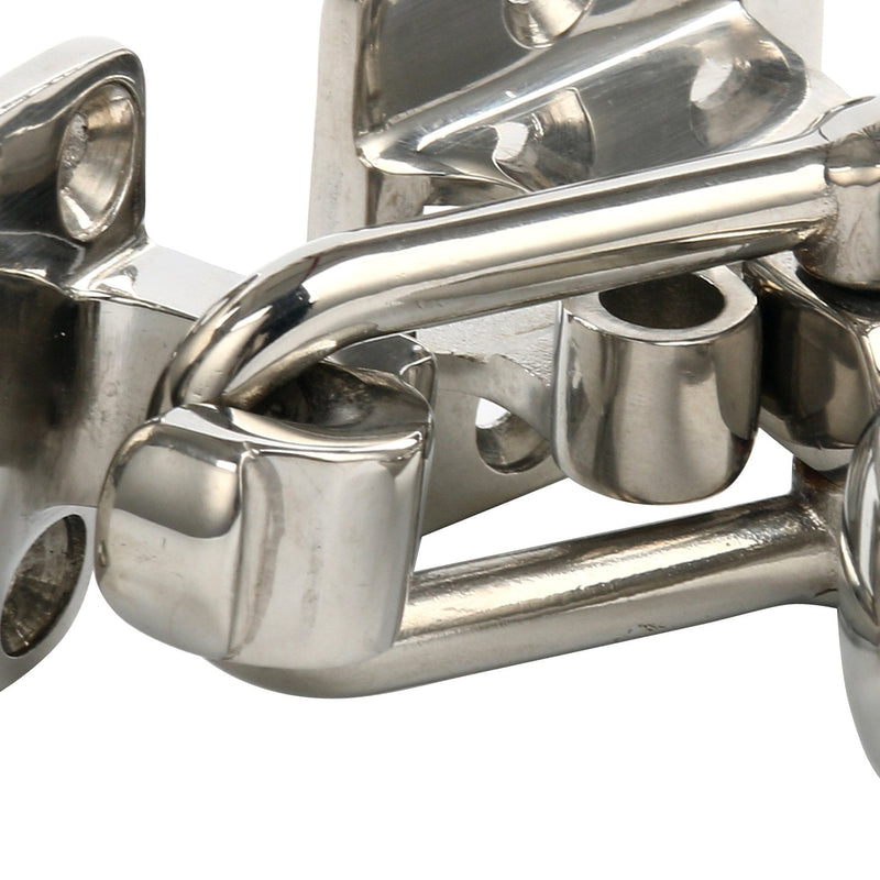 Amarine Made Stainless Steel Hold Down 90 Degree Clamp-Locking Cam Latch for Boat, RV,Caravan,Attic Hatch Doorway