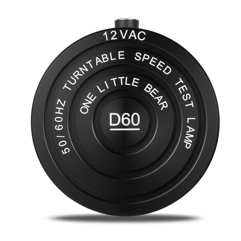 Douk Audio Nobsound D60 50 / 60Hz Stroboscopic Speed Strobe Light Tachometer Disc for Turntable LP Record Player