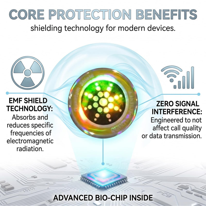 12-Pack Emf Blocker for Cell Phone,Emf Stickers for Cell Phone,Emf Protection for Cell,Emf Blockers,Radiation Blocker for Cell for Smartphones/Tablets/Laptops and Other Electronic Devices
