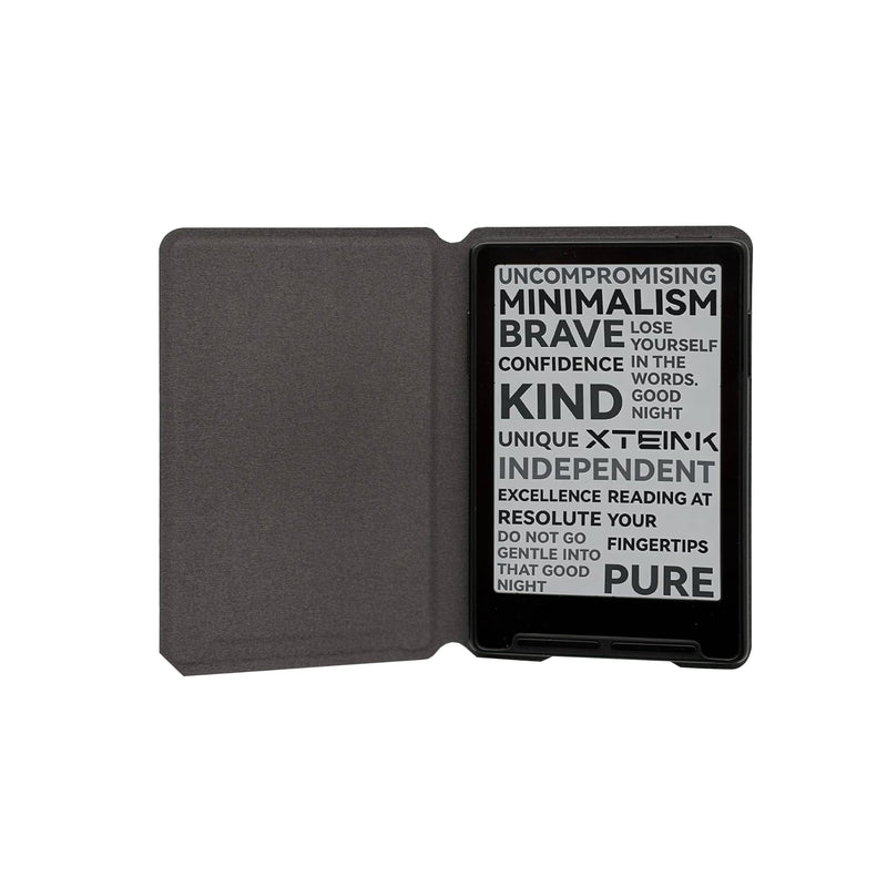 Slim PU Leather Case for Xteink X3 E-Reader | Lightweight Design, Daily Carry，Magnetic closure function，High degree of fit，Convenient for charging black