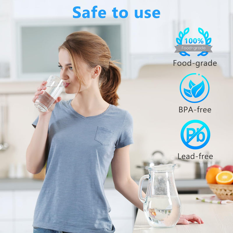 Faucets Filter Cartridge BPA Free, Replacement for Brita® Faucet Filter - Chrome(3pack)