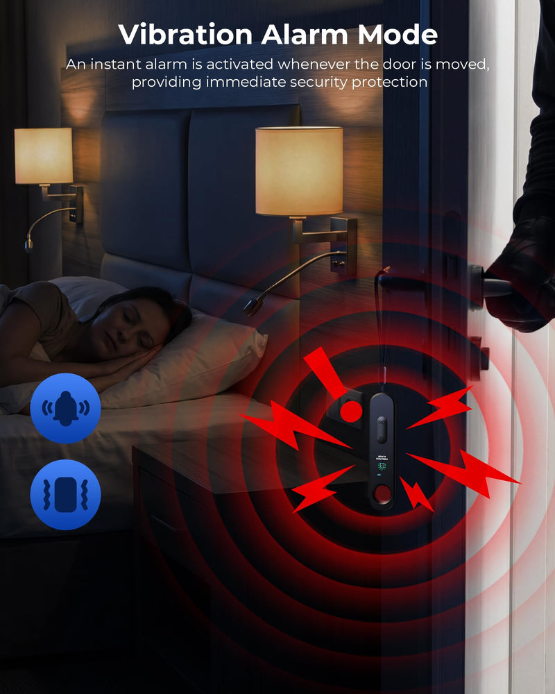 7-in-1 Hidden Camera Detectors, Auto-Detection Anti-Spy Camera Finder | LED Display, AI Chip 25H Battery Wireless GPS Tracker & Bug Detector, Portable RF Signal Scanner for Hotel, Airbnb, Car