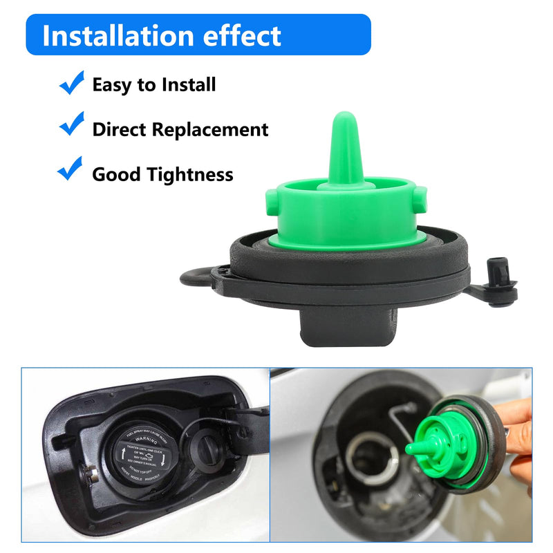 Gas Cap, Fuel Cap Fit for Porsche Cayenne Base Sport & GTS & Turbo S & Platinum Edition, 2011 2012 2013 2014 2015 2016 2017 2018 Porsche Cayenne Gas Cap Tether,Replace 95820124131 Fuel Tank Filler Cap