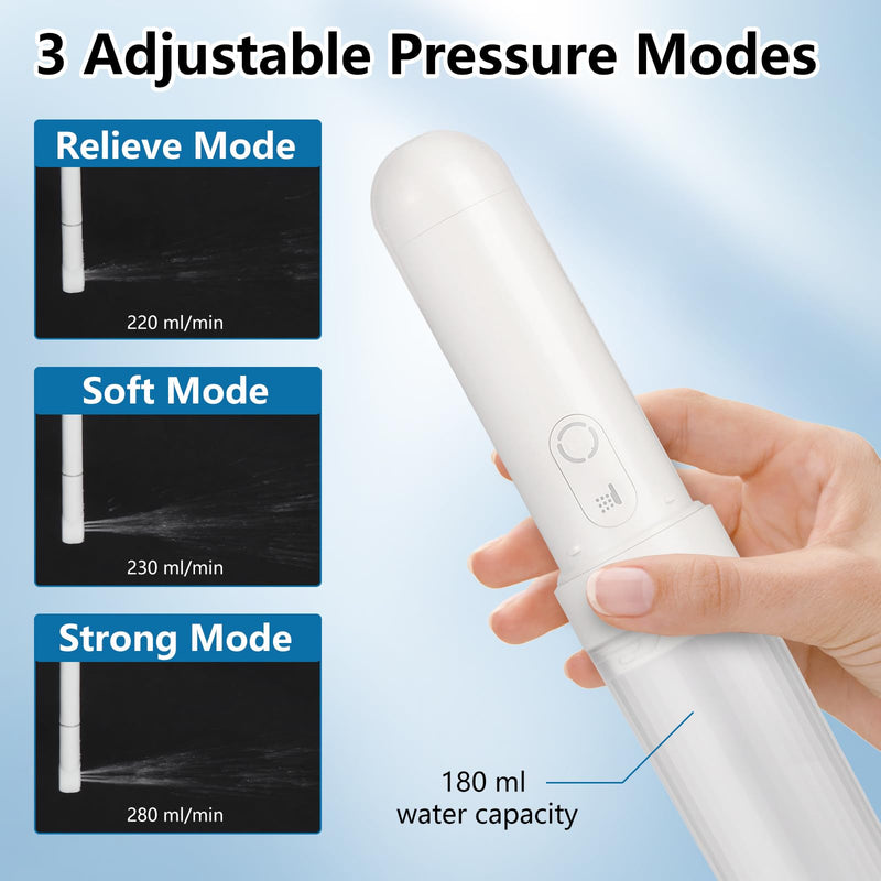 Portable Bidet for Travel, Rechargeable Electric Travel Bidet for Women & Men, Waterproof Handheld Bidet Sprayer High Pressure for Personal Hygiene Cleaning