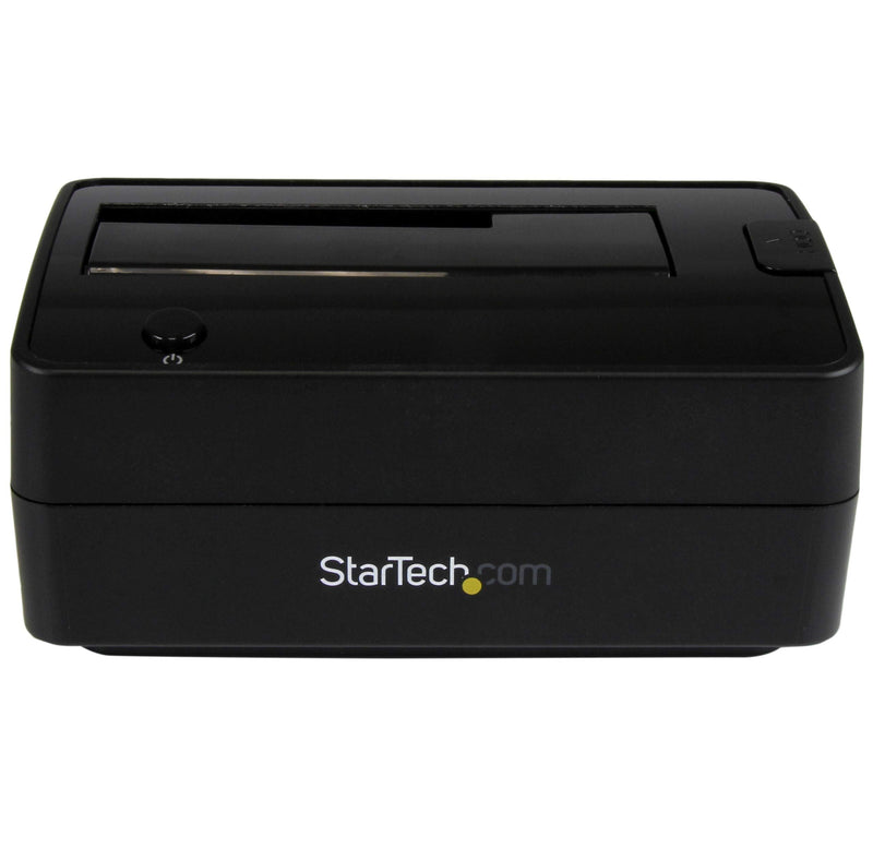 StarTech.com Single Bay USB 3.1 / eSATA to SATA Hard Drive Docking Station, USB 3.1 (10 Gbps) Hard Drive Dock, External 2.5/3.5" SATA III HDD/SSD Top-Loading Hard Drive Bay (SDOCKU313E),Black 2.5/3.5" SATA Drive USB 3.1 (10 Gbps)/eSATA