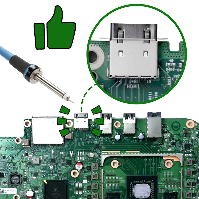 HDMI Port Replacement Kit for Xbox Series S - Radio Frequency Safe One