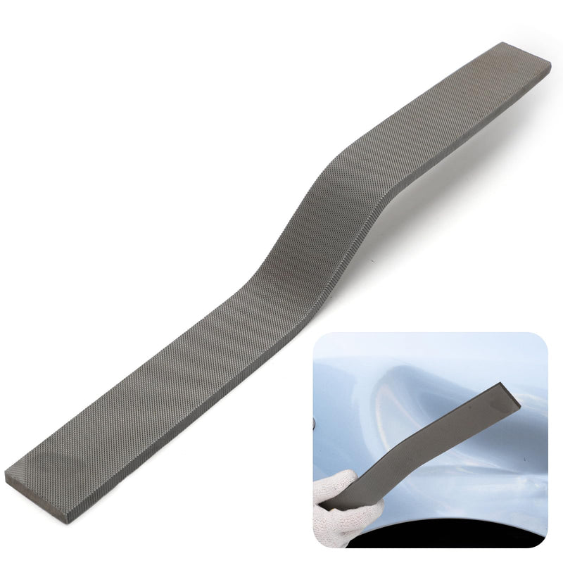 Lasnten Slapping File Coarse Cut Shrinking Metal Smoothing Bodywork Tools Auto Body Hammer for Smoothing and Alignment Files Tools for Metal Auto Dent Repair Slapper