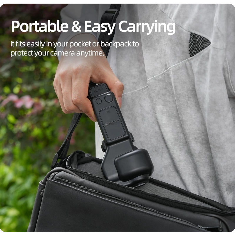 Gimbal Lens Screen Protector for DJI Osmo Pocket 4P, Protective Case Cover for DJI Osmo Pocket 4 Pro Accessories (Black) Black