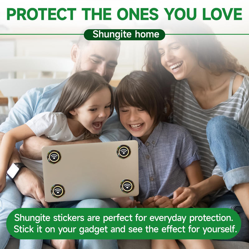 12 Pieces Blocker Protection Neutralizers Stickers for Cell Phones Tablets Laptops Computer WiFi Printer TV Electronic Devices Black 12 Pcs
