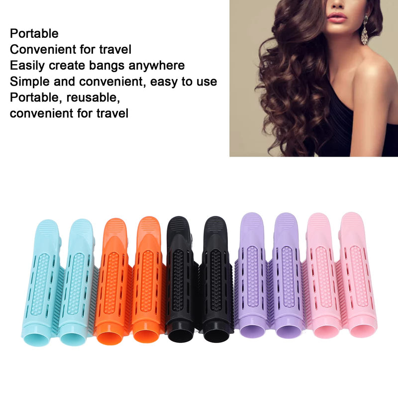  [AUSTRALIA] - 10pcs Volumizing Hair Root Clip, Natural Fluffy Hair Curlers Instant Hair Volume Clip Self Grip Vibrant Color for Women Girls Thin Curly Hair Styling Root Volume