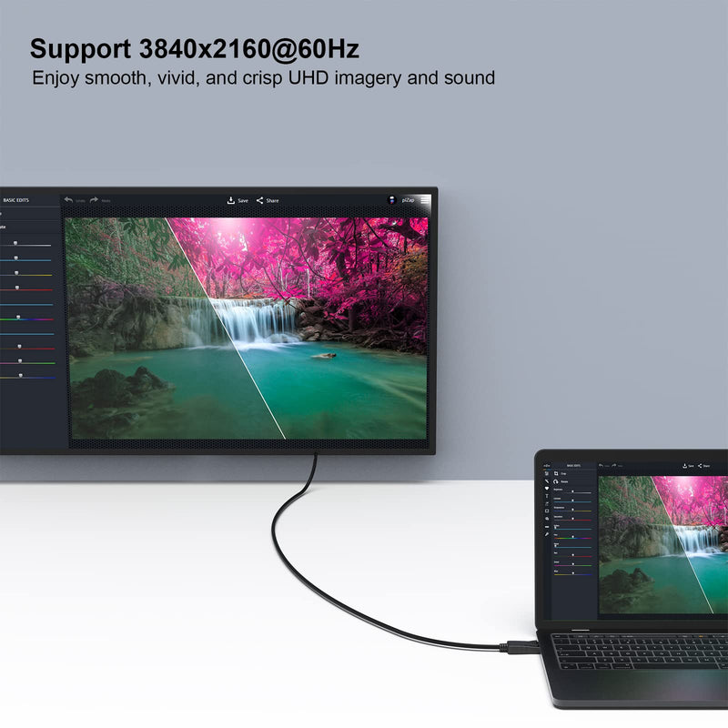 BENFEI [VESA Certified 8K DisplayPort to DisplayPort 6 Feet Cable 5 Pack, DP to DP Male to Male Cable, Supports 8K@60Hz, 4K@144Hz 120Hz, 2K@240Hz Compatible for Lenovo, Dell, HP, ASUS and More Black