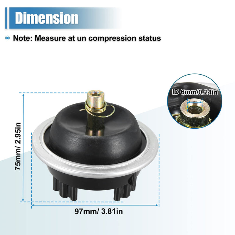 X AUTOHAUX 4-Wheel Drive 4WD Front Differential Vacuum Actuator 25031740 for Chevrolet S10 Blazer 1983-2005 for GMC S15 Jimmy Sonoma 1983-2004 for Pontiac 6000 1988-1990 Car Vacuum Actuator