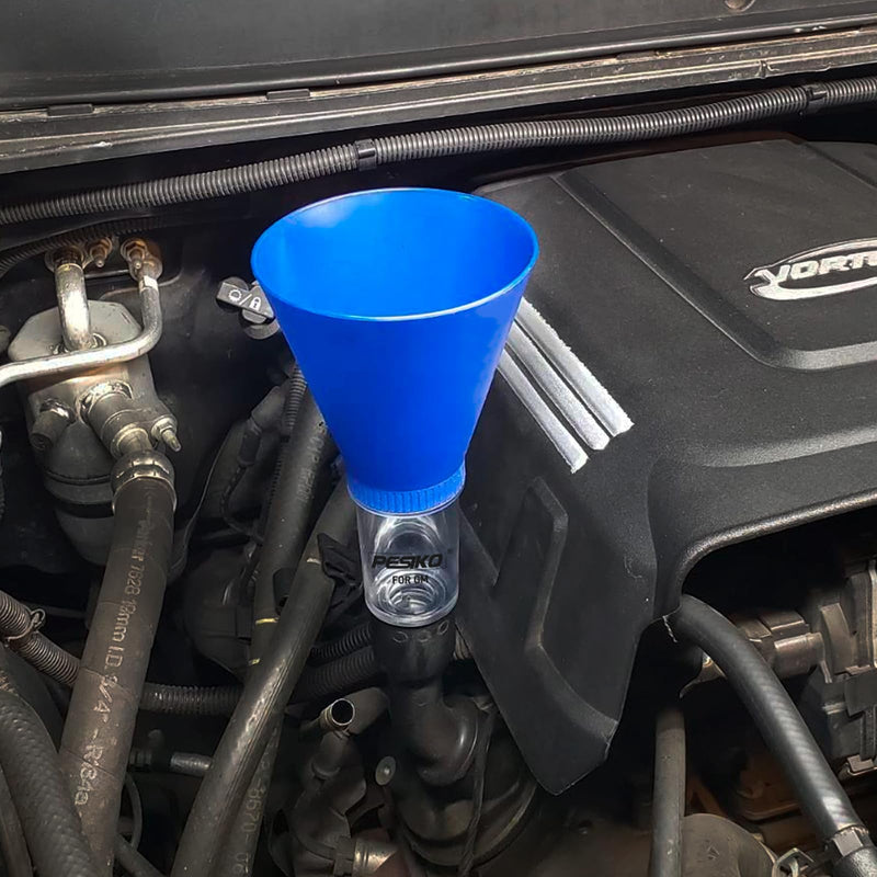 Engine Oil Funnel Spill-Free Hands-Free Compatible with Buick, Cadillac, Chevrolet, and GMC Vehicles for Fast & Easy Oil Change Oil Funnel for GMC