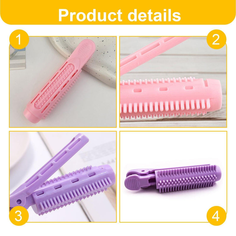  [AUSTRALIA] - 12 Pieces Of Hair Root Fluffy Clips, Hair Style Making Tools, Hair Salon Tools, Hair Styling Clips, Hair Curling Clips