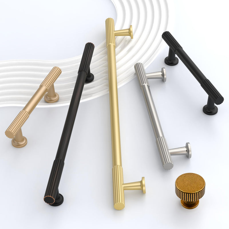 10 Pack 3 Inch(76mm) Kitchen Cabinet Handles Brushed Satin Nickel Cabinet Pulls Kitchen Cabinet Hardware Drawer Pulls for Cupboard Wardrobe 3 Inch Hole Center