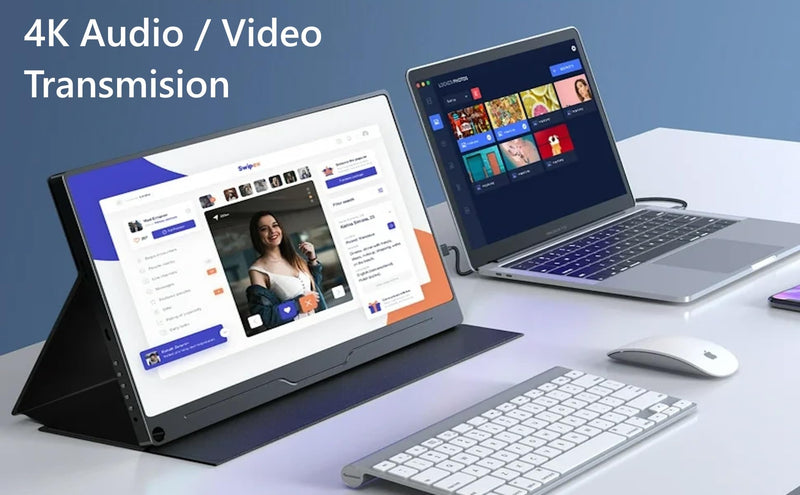 USB C to USB C High Speed Data Transfer, Video, Display, Monitor, Docking Station Cable for MacBook, Laptop, PC, HP, MNN, KYY, ARZOPA, InnoView, UPERFECT, c-Force, ReHisk, ViewSonic, VisionOwl & More