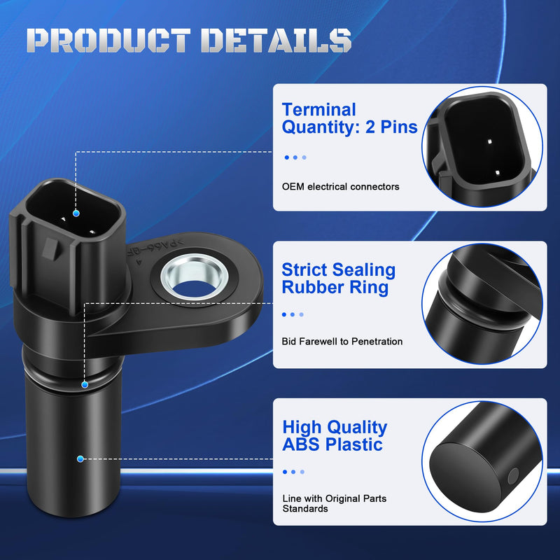 Set of 2 Camshaft Position Sensor Compatible with Ford F150 F250 F350 E150 E250 E350 Explorer Mustang Expedition Taurus Replaces 1W7Z6B288AB, PC643, 907722, 1800527