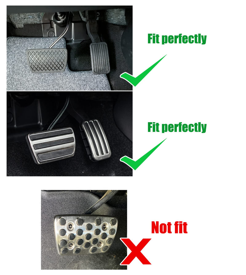 CKE Compatible with Honda Civic CRV Odyssey Pilot Passport Ridgeline Insight Accessories Sporty Car Pedals Foot Pedal Covers Brake and Accelerator Pedal Pads -Red Please Confirm the Car Model Red