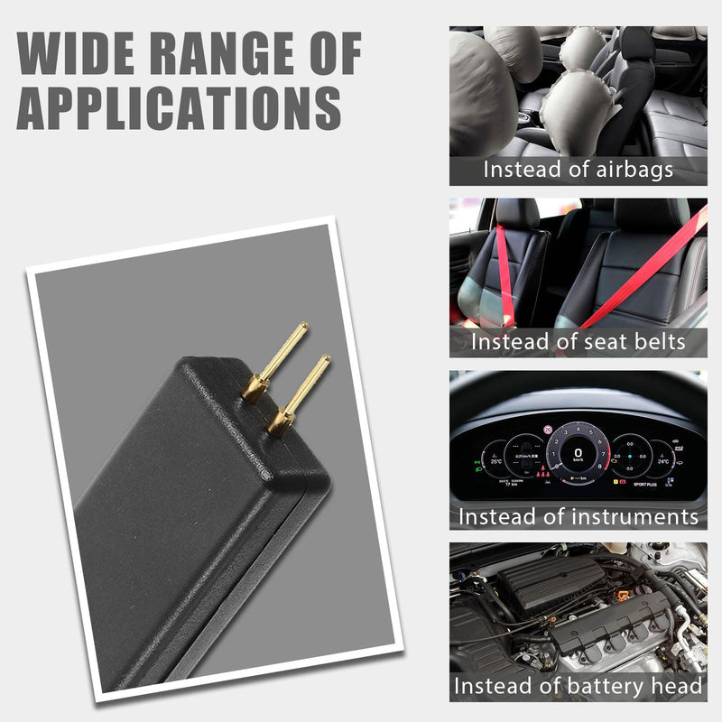 4PCS Car SRS Airbag Simulator Tester, Diagnostic Device Detection Airbag Simulator Testing Instrument, Fault Finding Maintenance and Repair Tool, Auto Airbag Inspection Tool for SUV Truck Pickup
