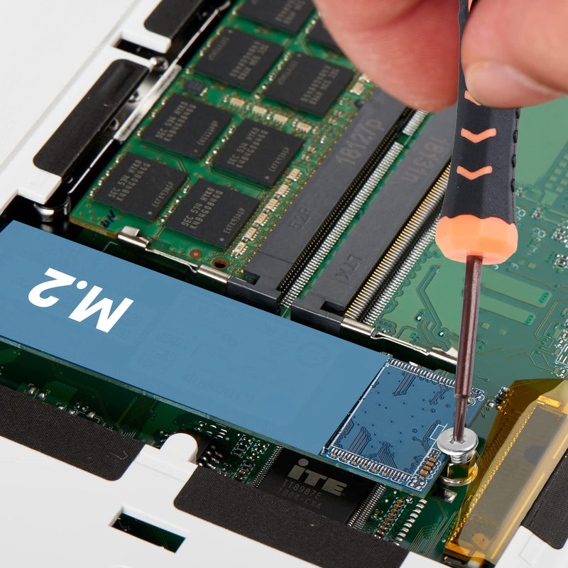 ASTARON M.2 SSD Screws Kit, Nvme M2 Screws Suitable for ASUS MSI Gigabyte NGFF Motherboard Silver