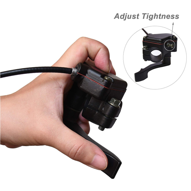 7/8'' 22mm Thumb Throttle Cable Accelerator Handle Assembly for 50cc 70cc 90cc 110cc 125cc 250cc ATV Quad Go Kart TaoTao Pit Bike