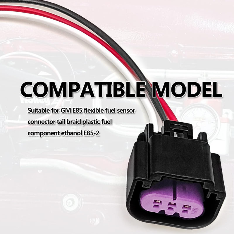 GM E85 Plastic Flex Fuel Sensor Connector Pigtail Fuel Composition Ethanol, Fuel Composition Ethanol Replace 13577394 PT-E85-2 13577394 13577379 13577429