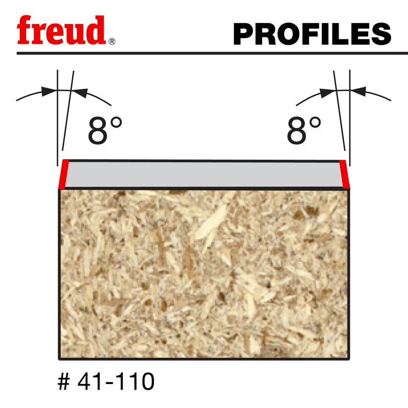 Freud 41-110: 9/16" (Dia.) Bevel Trim Bit with 1/4" Shank