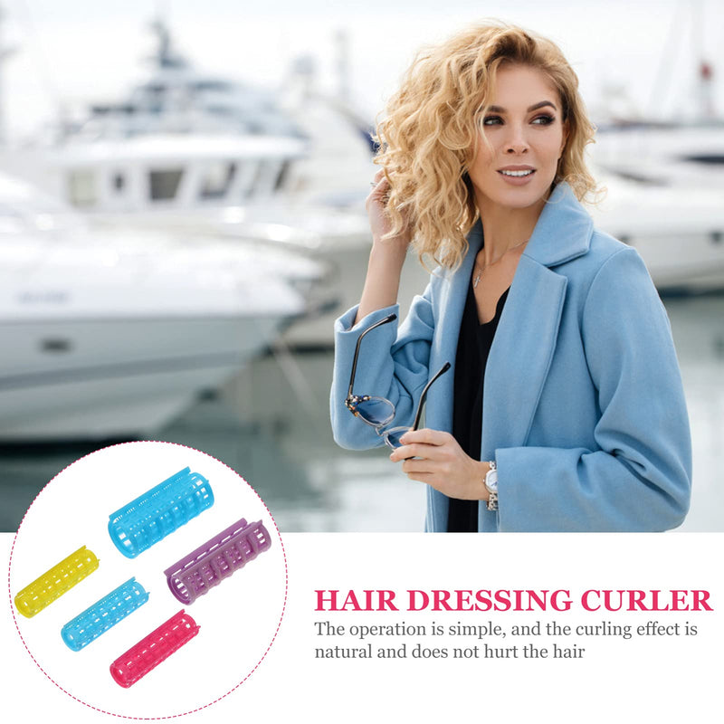 Hair Curler Self Grip Rollers Hairdressing Curlers Rollers No Heat Hair Curlers for DIY Hairdressing Salon Hair Barber 36pcs