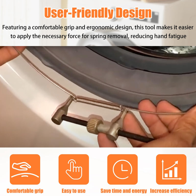 Washing Machine Spring Expansion Tool for Whirlpool Front Load Washer Boot Gasket Removal - 2 Pcs