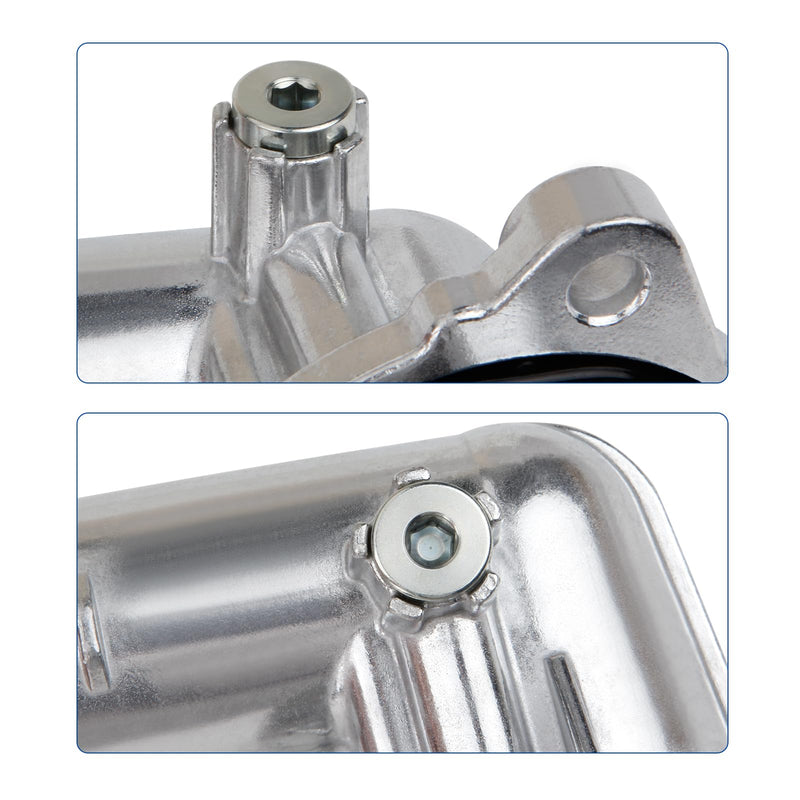 MITZONE Upgrade Aluminum Thermostat Housing Assembly Compatible with Dodge Durango Grand Cherokee 2011-2015 Wrangler JK 2012-2018 Replace 902-852 5184651AG 5184651AH 5184651AG(Upgrade Aluminum)