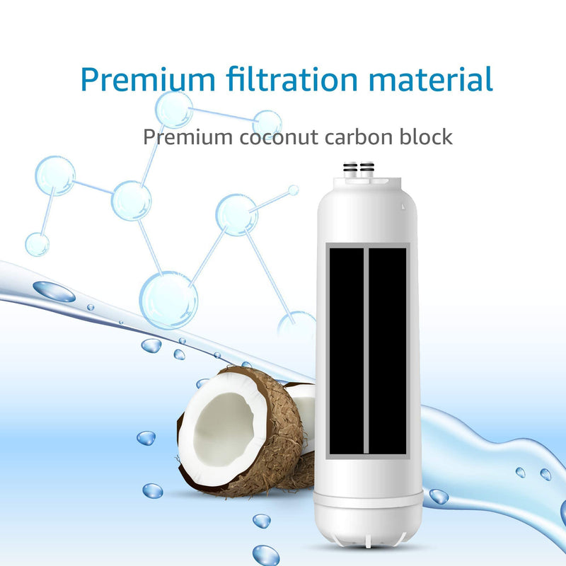 AQUA CREST RC EZ 4 Water Filter, Replacement for Culligan® RC-EZ-4, US-EZ-4, RC-EZ-3, DuPont® WFQTC30001, WFQTC70001, 3000QT Filter, 2K Gallons 1