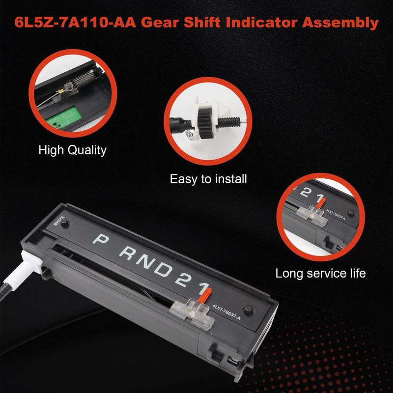 Gear Shift Indicator Cable Compatible with Ford Ranger 2004-2011 Replace 6L5Z-7A110-AA Shift Indicator Assembly