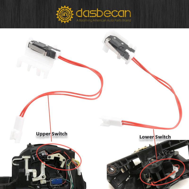Dasbecan RK5842 Shifter Repair Kit Compatible with Nissan Sentra Pathfinde Altima 2013-2017 Gear Shift Switch Replaces# 34901-3NW2A 2Pcs