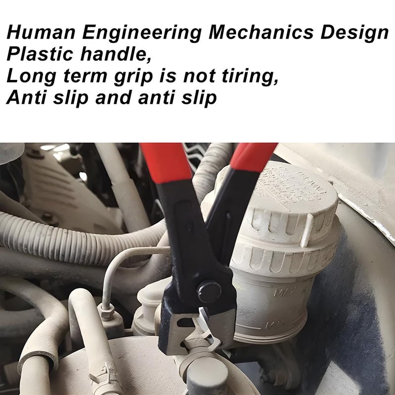 Car Hose Clamp Pliers, Steel Clic & Clic-R Type Vehicle CV Boot Clip Repair Tools, Heavy Duty Automotive Collar Tube Removal Accessories, Universal for SUV Sedan Trucks