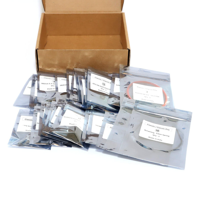 Gaggia Classic Gasket & O-Ring Repair Kit for Gaggia Classic/Classic Pro Espresso Machine – Viton Silicone Seal Set with Stainless Screws