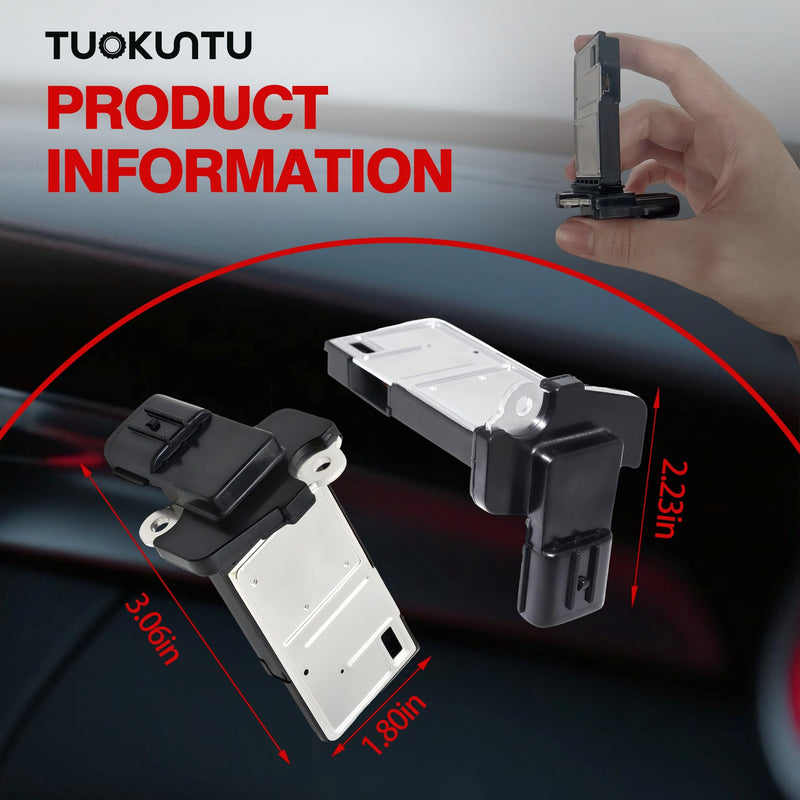 22204-0F030 Mass Air Flow Sensor MAF Sensor for Toyota Tacoma 4Runner Corolla Land Cruiser Prius Sequoia Tundra Lexus GX460 GX470 Replace 22204-75030 222040F030