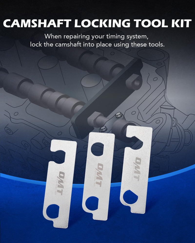 Orion Motor Tech EN 48383 Camshaft Retaining Tool EN 46105 Compatible with Cadillac Buick Chevrolet Vauxhall Saab Pontiac Equinox Holden Saturn Cam Alignment Holding Kit for V6 2.8L 3.0L 3.6L Engines