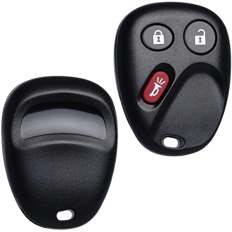 Key Fob Replacement with Ignition Key Fits for GMC Sierra 1500 Yukon XL 1500 Chevy Silverado 1500 Suburban Tahoe Hummer H2 Pontiac Torrent Saturn Vue Keyless Entry Remote Control LHJ011