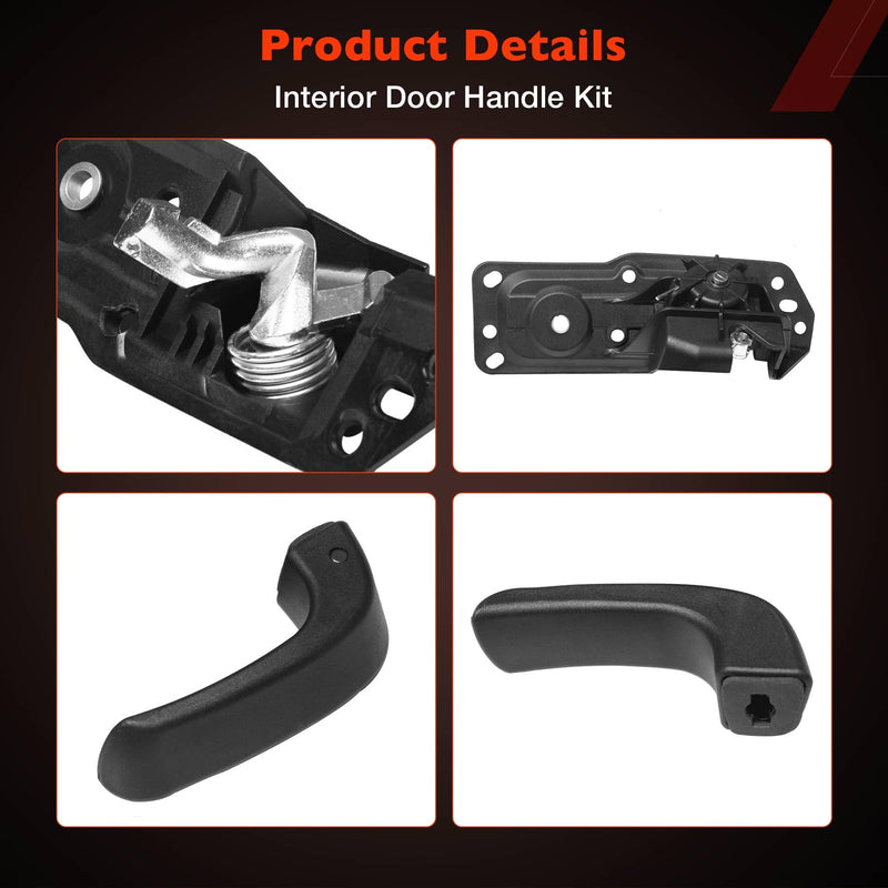 Interior Door Handle Front Left Drivers Side Compatible with 2007-2014 Chevy Silverado 1500/2500/3500 Tahoe Suburban Avalanche GMC Sierra Yukon Cadillac Escalade ESV/EXT,Replaces OEM# 20833606, 80374 Driver Side