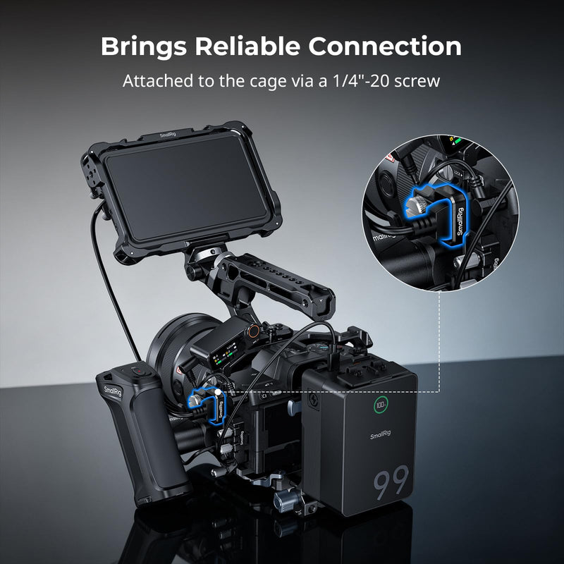 SmallRig Clamp for HDMI Cable, Only Compatible with SmallRig Selected Cages for Sony Alpha 7 V / 7 IV Camera - 6406