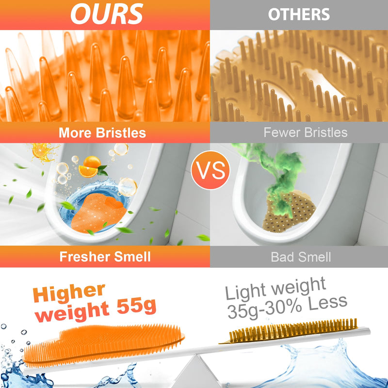 12 Pack Urinal Screen Deodorizer, Upgraded Urinal Cakes Anti-Splash Odor Control Long-Lasting Fresh Dry Wet Pads for Men Toilets in Restroom Office Hotel Mall Schools, Orange Citrus 1 Count (Pack of 12)