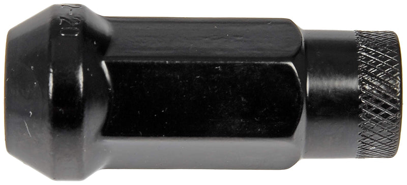 Dorman 713-285A Black Open End Knurled Wheel Nuts Compatible with Select Models, 20 Pack