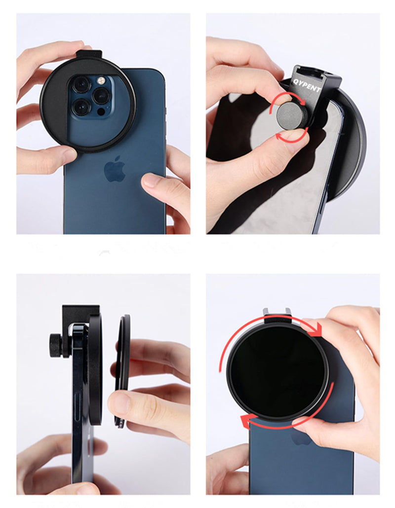  [AUSTRALIA] - 72mm Phone Camera Lens CPL Polarizers Filter, CPL Filter for iPhone Xs Max, iPhone XR, iPhone 15 14 13 12 Samsung s24 23 22 BLU, Motorola, Xiaomi and Other Smart Phones