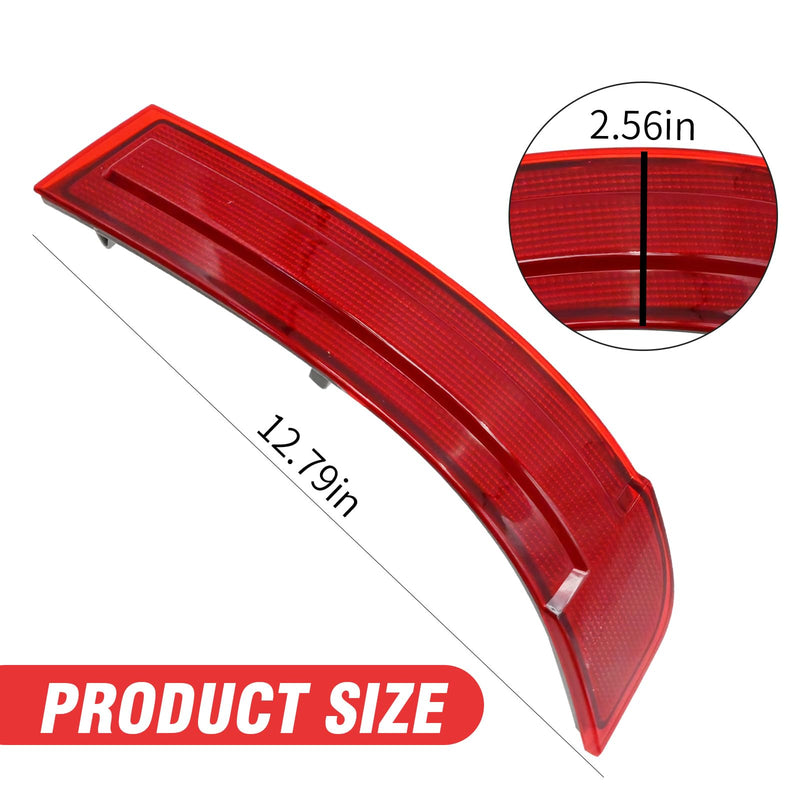  [AUSTRALIA] - Set of 2 1648201174 Rear Bumper Warning Lamps Reflector Red Lens, Replacement for Mercedes Benz X164 X164 GL320 GL450 GL550 2007-2009, Replaces 1648201274