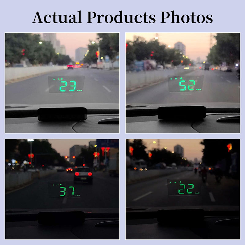 Heads Up Display for Cars,Windshield Speedometer Projector M1Green,Digital GPS Speedometer with Speed,Driving Direction,Overspeed Alarm Fatigued Driving,GPS Mode for All Vehicles M1 green