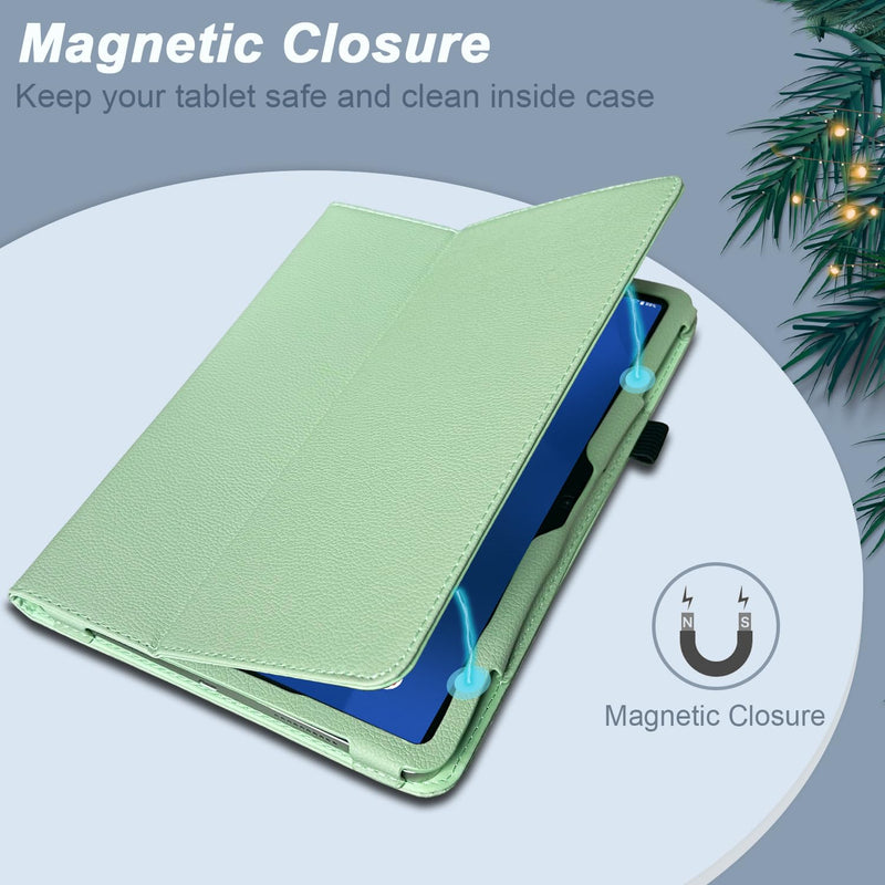 DMluna Case for Onn 11 Core Tablet Gen 5 (Model:36018341) 2026 Release, Premium Lightweight PU Leather Cover with Folding Stand, Magnetic Closure, Agave Green for Onn 11 Core Tablet Gen 5 (Model:36018341) *Agave Green*