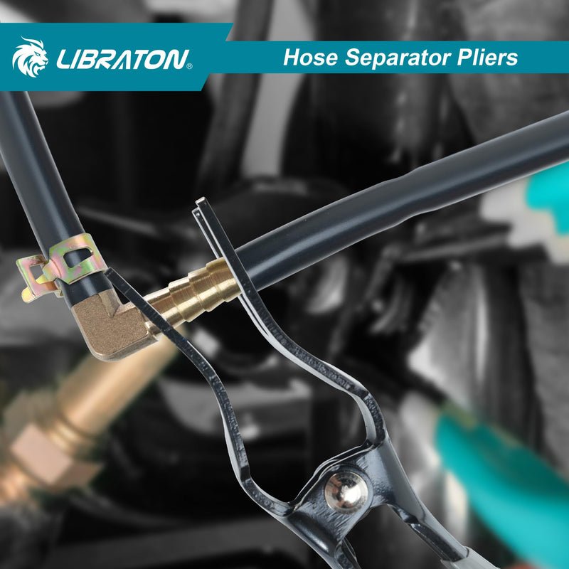 LIBRATON Hose Removal Pliers, Pipe Repairing Tool, Auto Fuel and Vacuum Line Tube Remover hose remover pliers